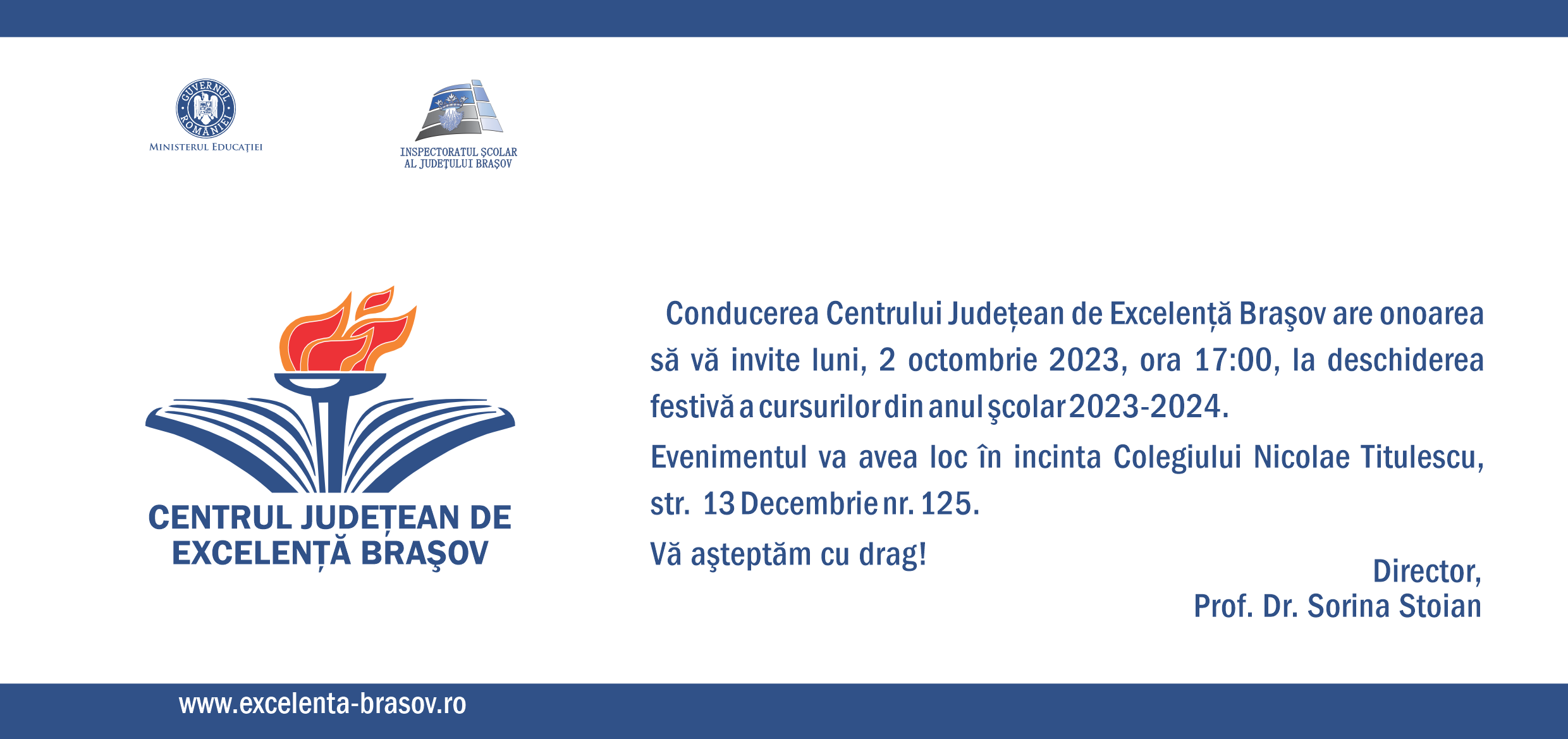 invitatie cex deschidere 2023