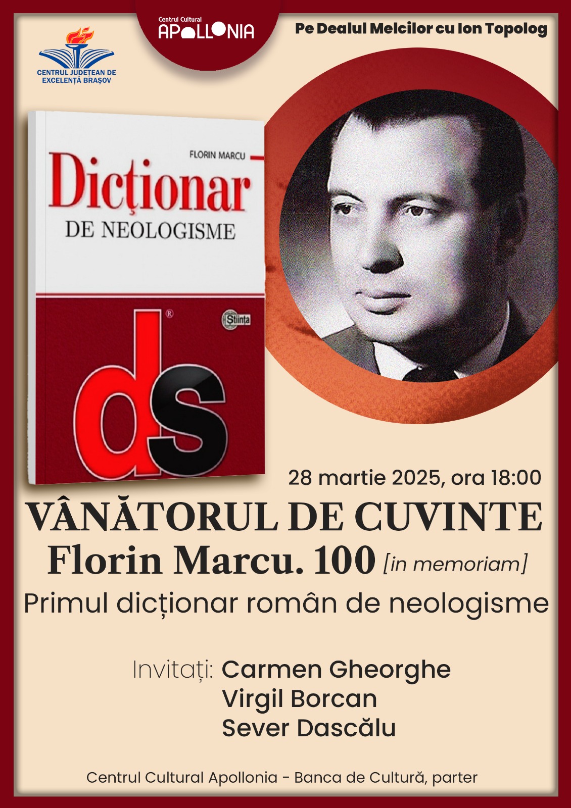 Vânătorul de cuvinte - Florin Marcu, autorul primului dicționar român de neologisme